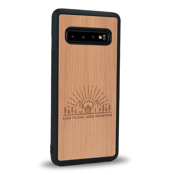 Coque Samsung S10 - Sunset Lovers - Coque en bois