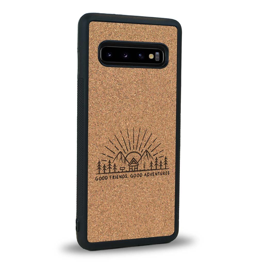 Coque Samsung S10 - Sunset Lovers - Coque en bois