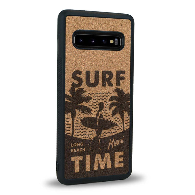 Coque Samsung S10+ - Surf Time - Coque en bois
