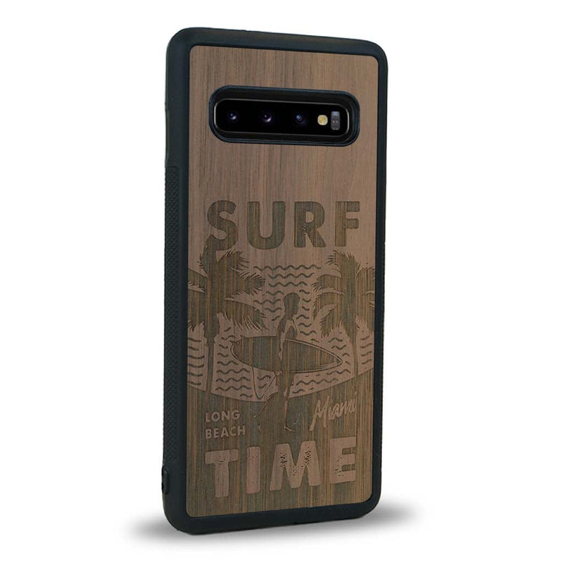 Coque Samsung S10 - Surf Time - Coque en bois