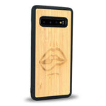 Coque Samsung S10 - The Kiss - Coque en bois