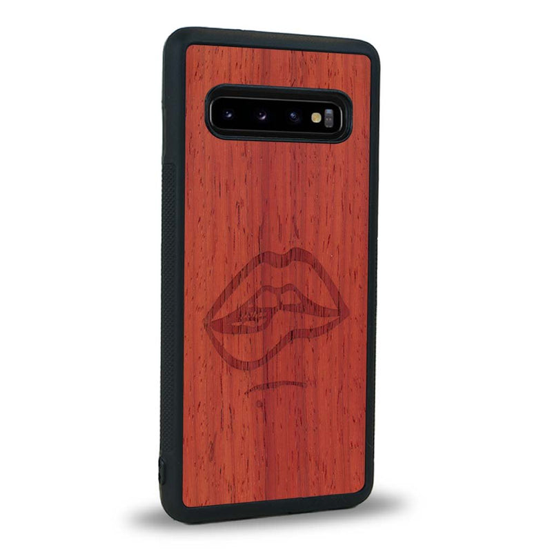 Coque Samsung S10 - The Kiss - Coque en bois