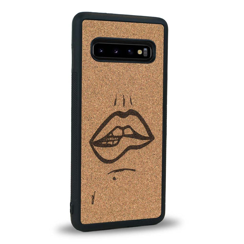 Coque Samsung S10 - The Kiss - Coque en bois