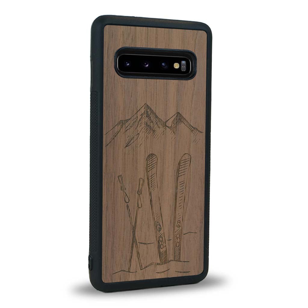 Coque Samsung S10 - Winter Holidays - Coque en bois