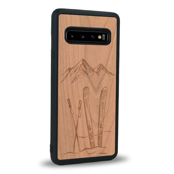 Coque Samsung S10 - Winter Holidays - Coque en bois