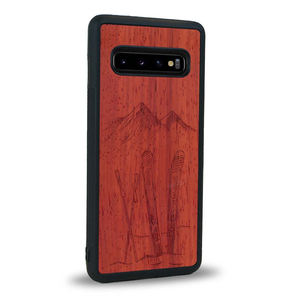 Coque Samsung S10 - Winter Holidays - Coque en bois