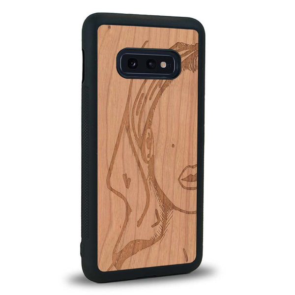 Coque Samsung S10E - Au féminin - Coque en bois