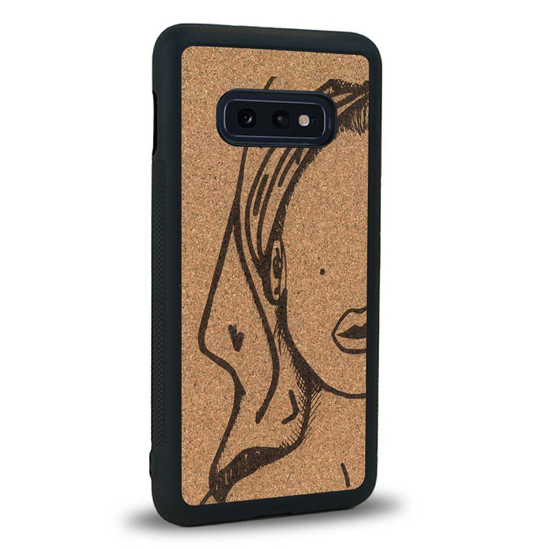 Coque Samsung S10E - Au féminin - Coque en bois