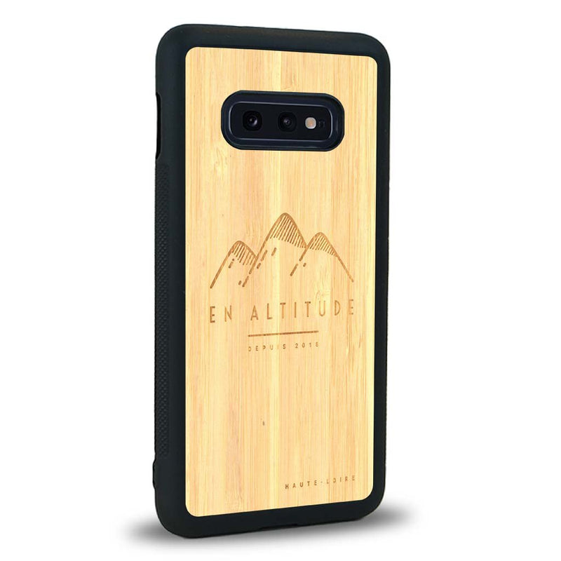 Coque Samsung S10E - En Altitude - Coque en bois