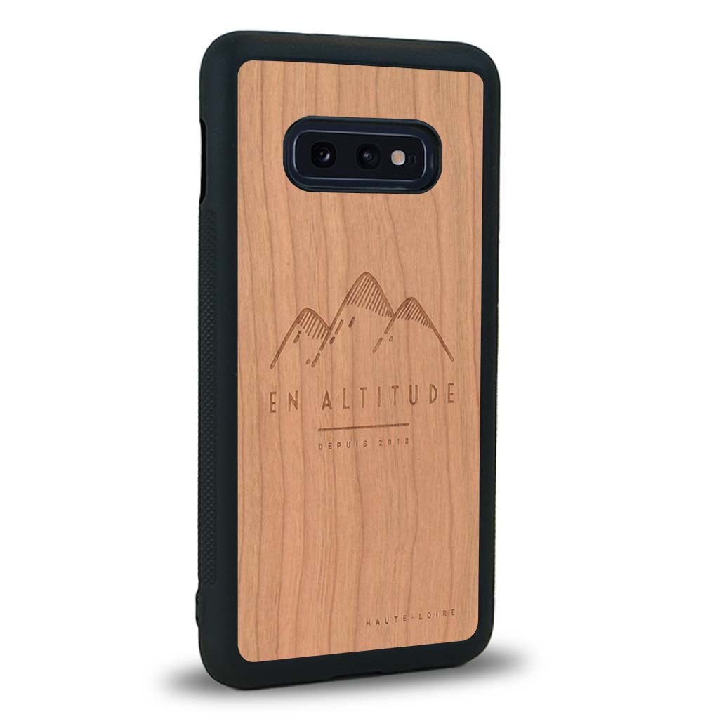 Coque Samsung S10E - En Altitude - Coque en bois