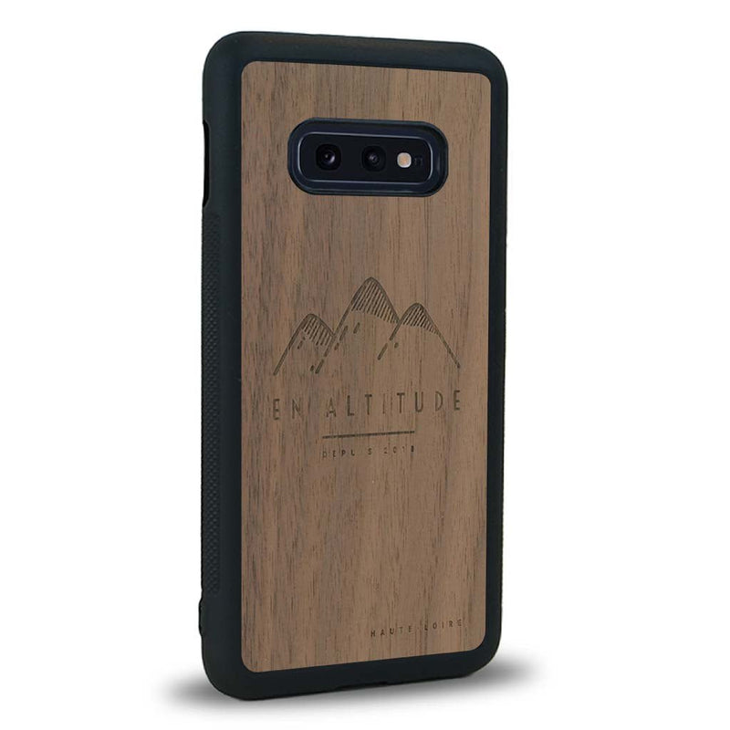 Coque Samsung S10E - En Altitude - Coque en bois