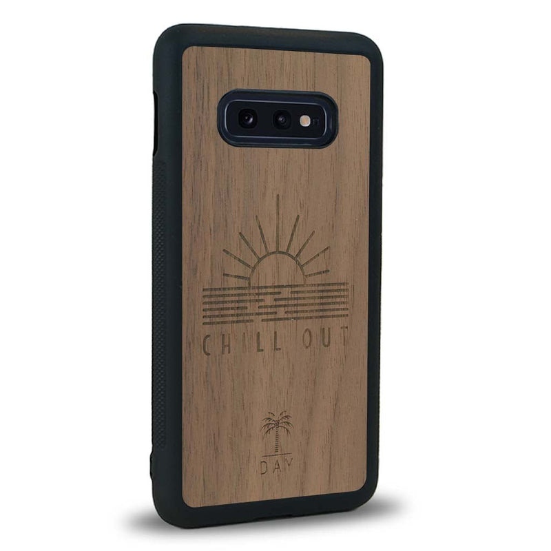 Coque Samsung S10E - La Chill Out - Coque en bois