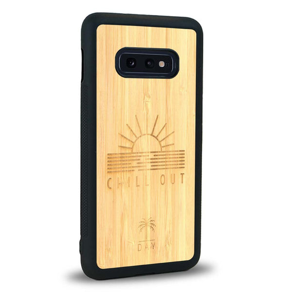 Coque Samsung S10E - La Chill Out - Coque en bois