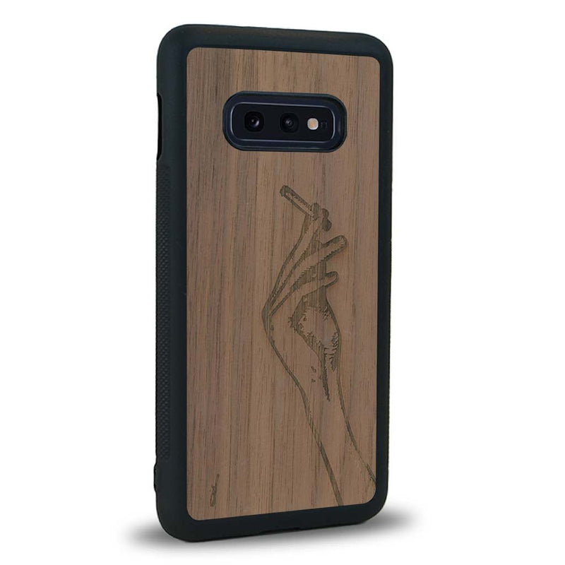 Coque Samsung S10E - La Garçonne - Coque en bois