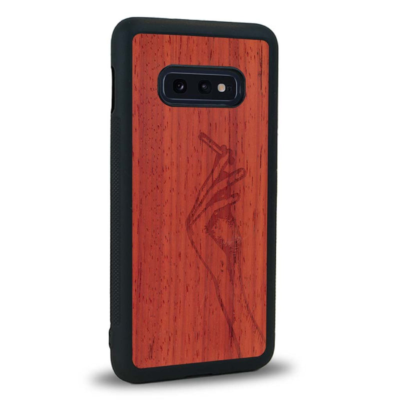 Coque Samsung S10E - La Garçonne - Coque en bois