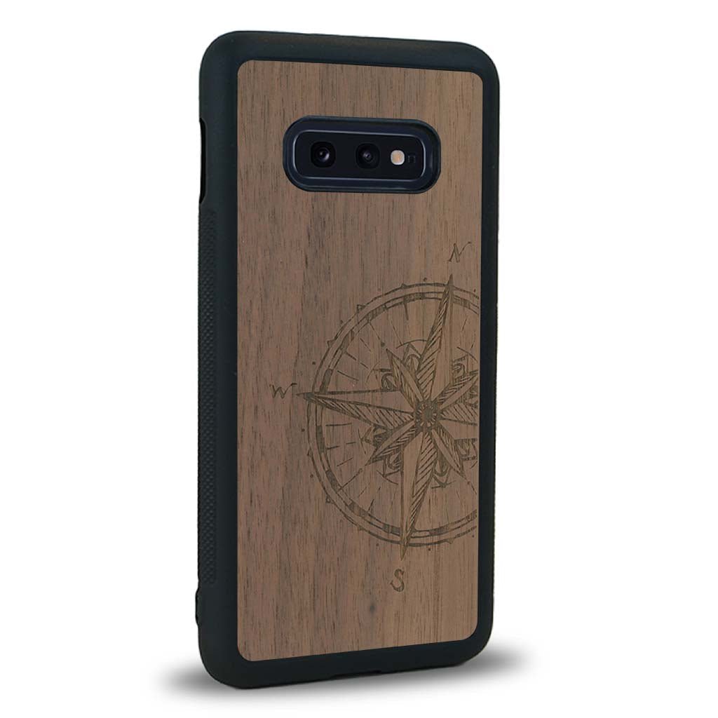 Coque Samsung S10E - La Rose des Vents - Coque en bois