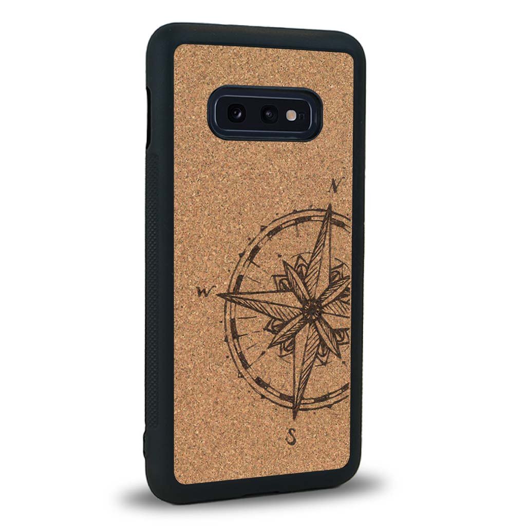 Coque Samsung S10E - La Rose des Vents - Coque en bois