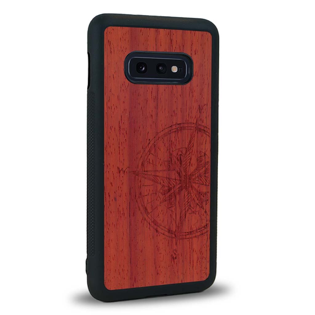 Coque Samsung S10E - La Rose des Vents - Coque en bois