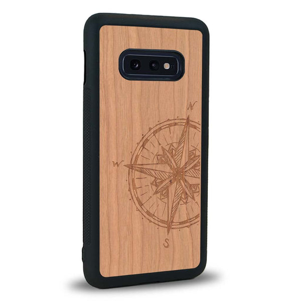 Coque Samsung S10E - La Rose des Vents - Coque en bois