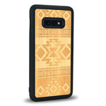 Coque Samsung S10E - L'Aztec - Coque en bois