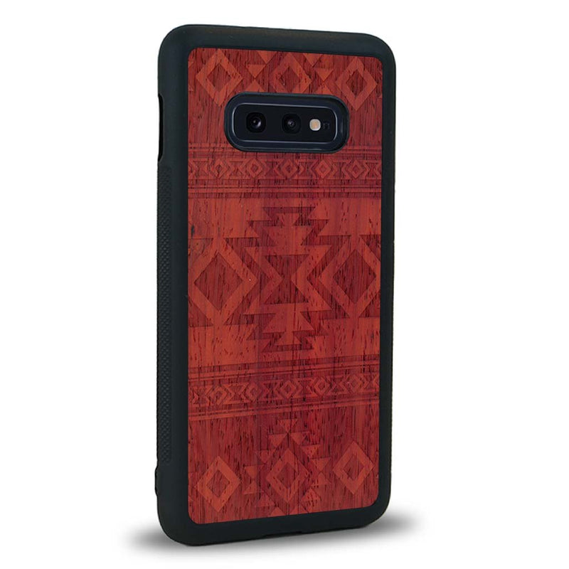 Coque Samsung S10E - L'Aztec - Coque en bois
