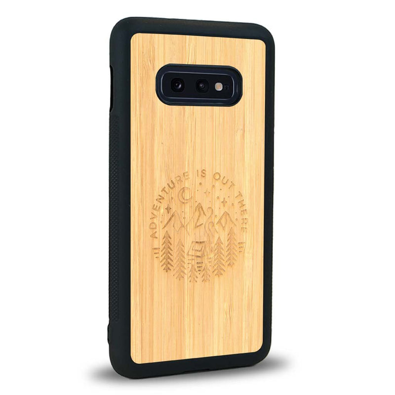 Coque Samsung S10E - Le Bivouac - Coque en bois