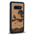 Coque Samsung S10E - Le Campsite - Coque en bois