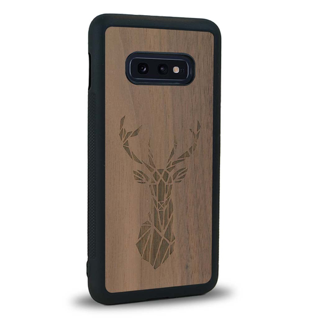 Coque Samsung S10E - Le Cerf - Coque en bois