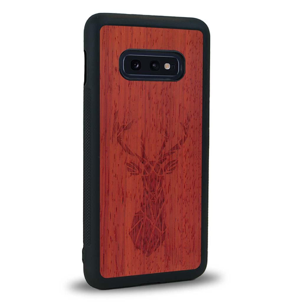 Coque Samsung S10E - Le Cerf - Coque en bois