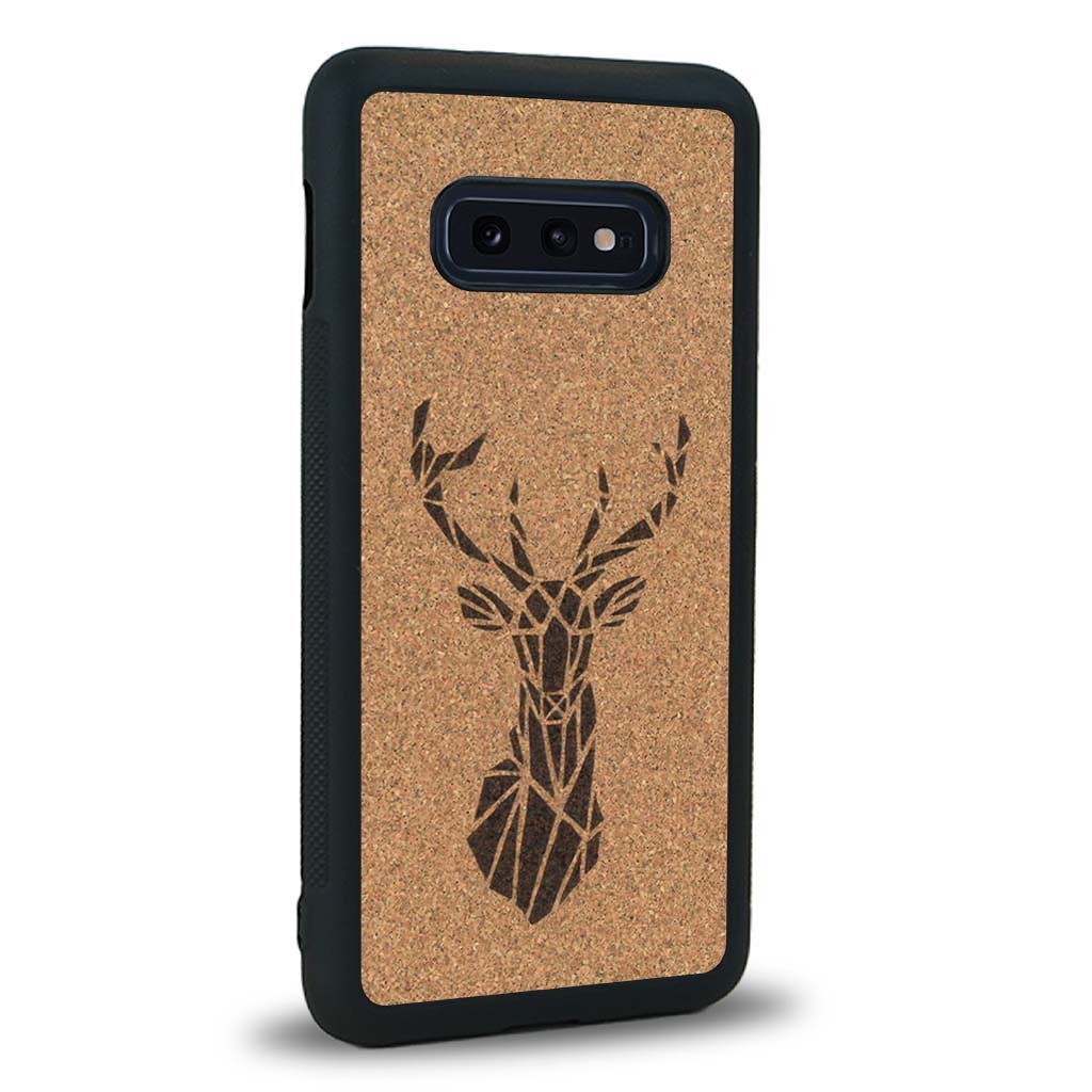 Coque Samsung S10E - Le Cerf - Coque en bois