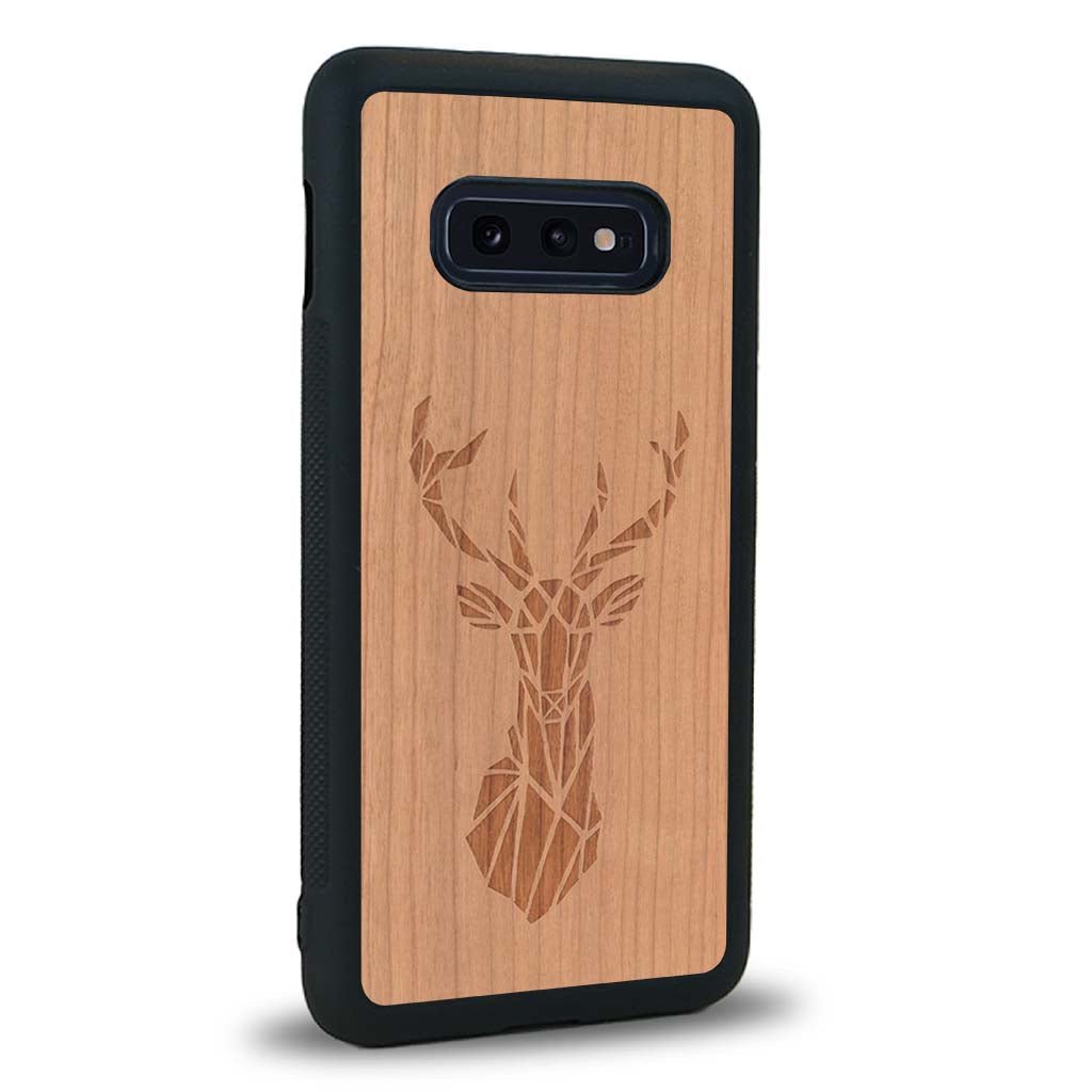 Coque Samsung S10E - Le Cerf - Coque en bois