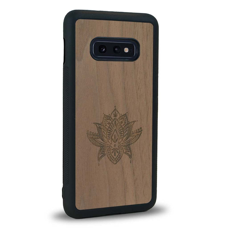 Coque Samsung S10E - Le Lotus - Coque en bois