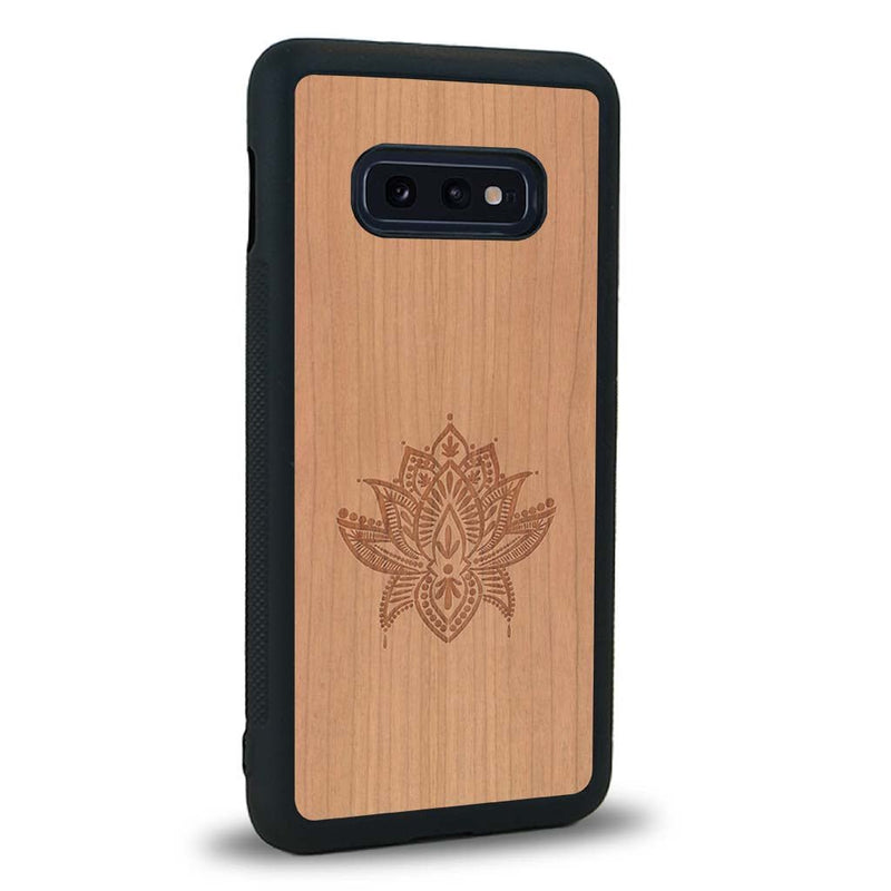 Coque Samsung S10E - Le Lotus - Coque en bois