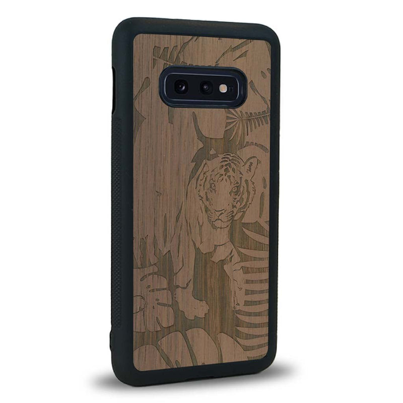 Coque Samsung S10E - Le Tigre - Coque en bois