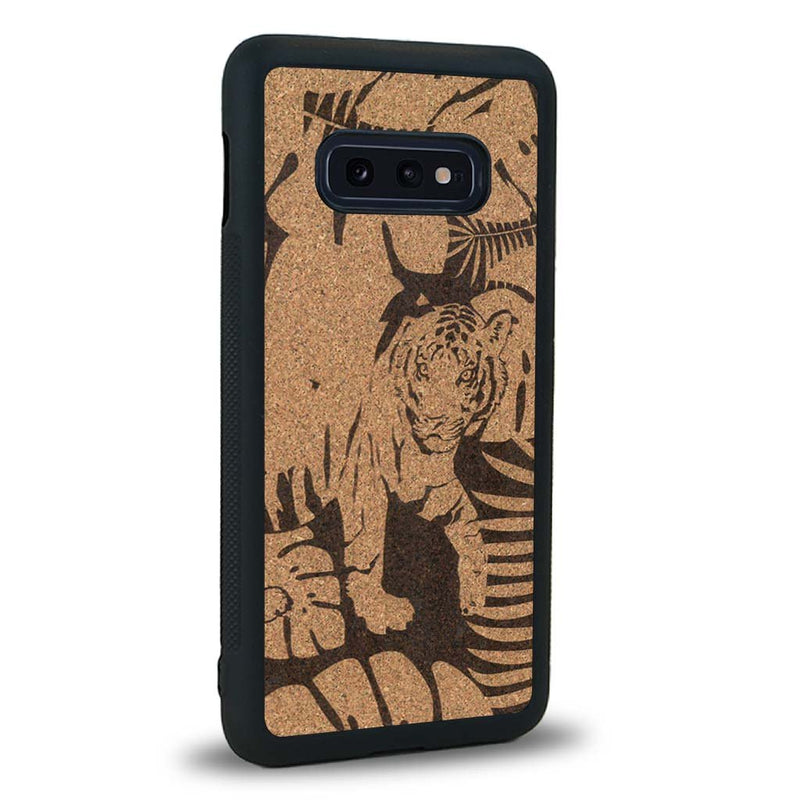 Coque Samsung S10E - Le Tigre - Coque en bois