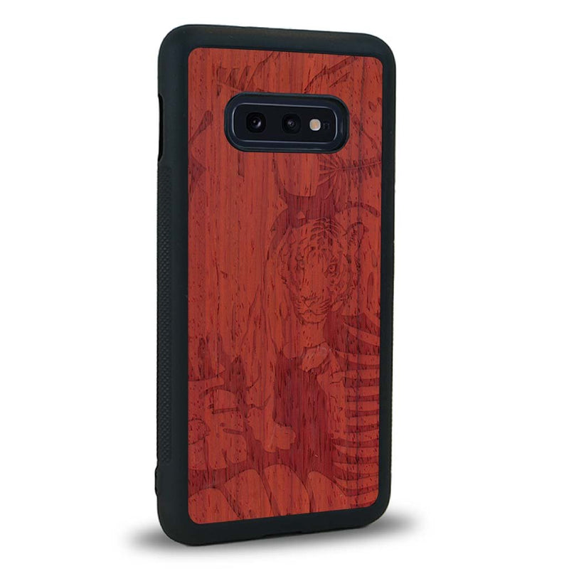 Coque Samsung S10E - Le Tigre - Coque en bois