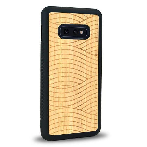 Coque Samsung S10E - Le Wavy Style - Coque en bois