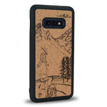Coque Samsung S10E - L'Exploratrice - Coque en bois