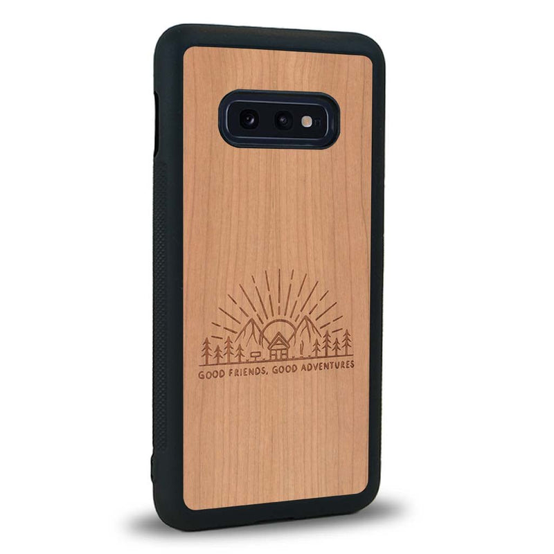 Coque Samsung S10E - Sunset Lovers - Coque en bois