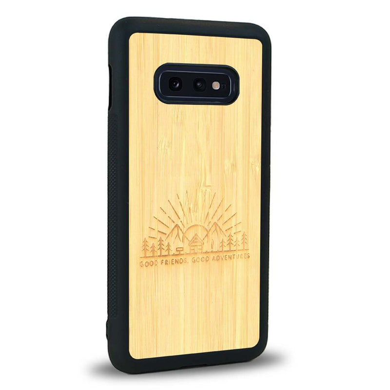 Coque Samsung S10E - Sunset Lovers - Coque en bois