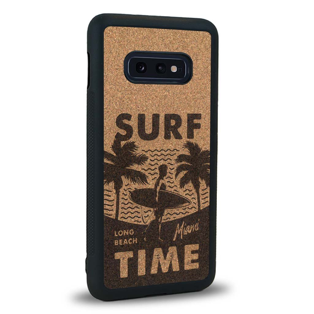 Coque Samsung S10E - Surf Time - Coque en bois