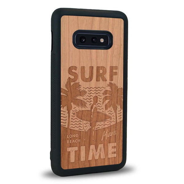 Coque Samsung S10E - Surf Time - Coque en bois