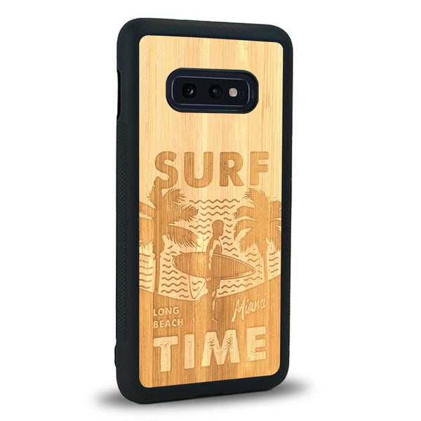 Coque Samsung S10E - Surf Time - Coque en bois