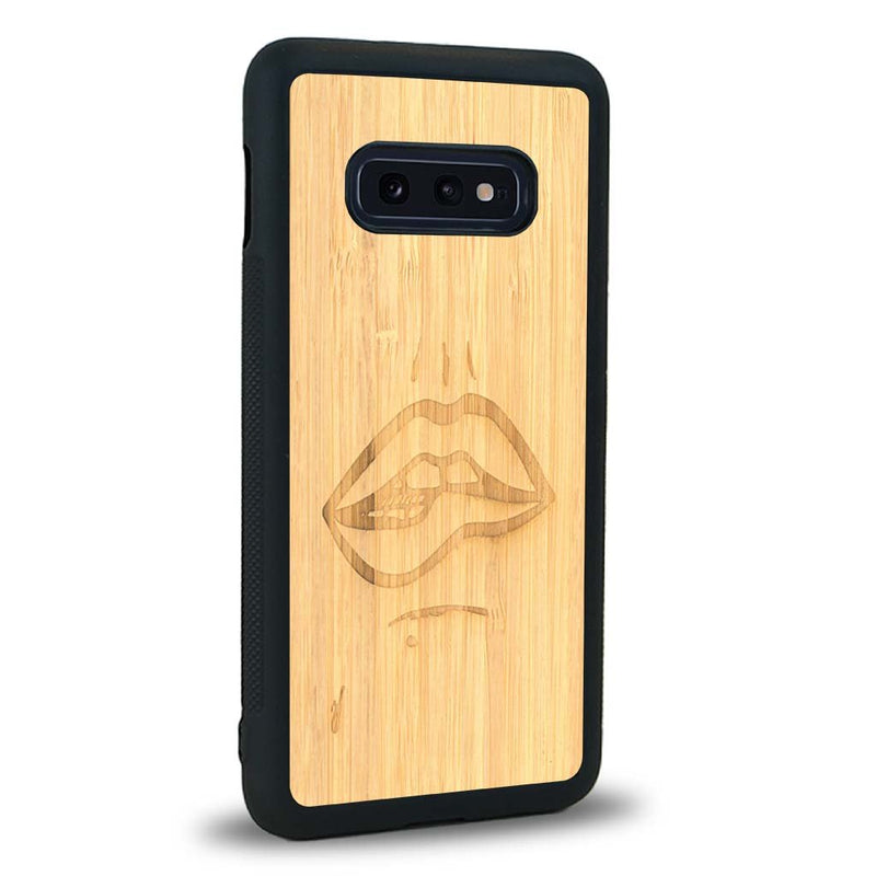 Coque Samsung S10E - The Kiss - Coque en bois