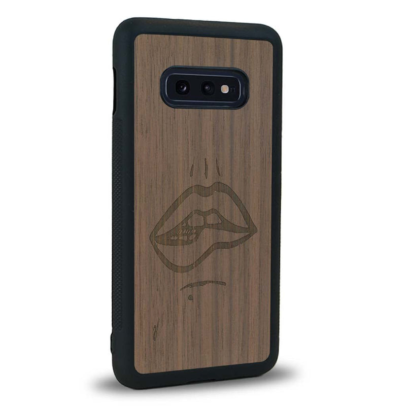 Coque Samsung S10E - The Kiss - Coque en bois