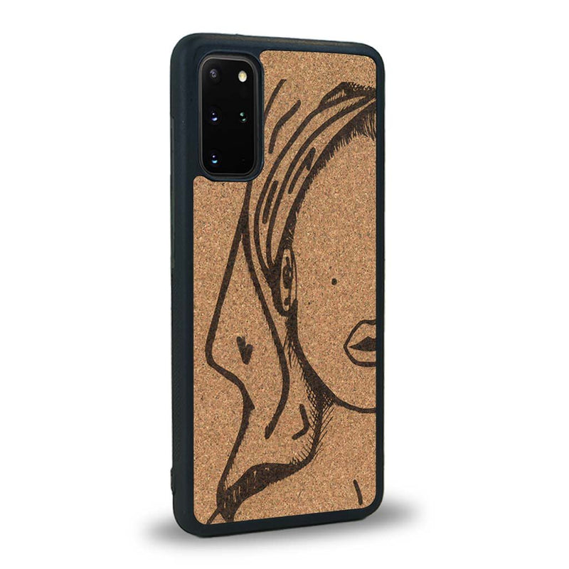 Coque Samsung S20 - Au féminin - Coque en bois