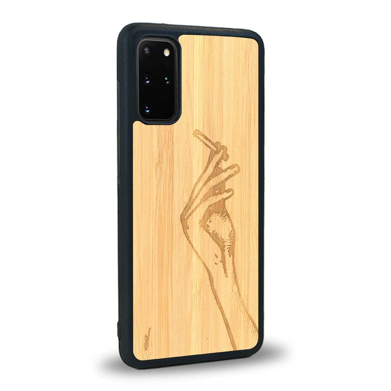 Coque Samsung S20+ - La Garçonne - Coque en bois