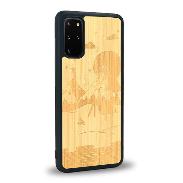 Coque Samsung S20 - Le Campsite - Coque en bois