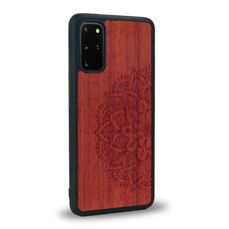 Coque Samsung S20+ - Le Mandala Sanskrit - Coque en bois