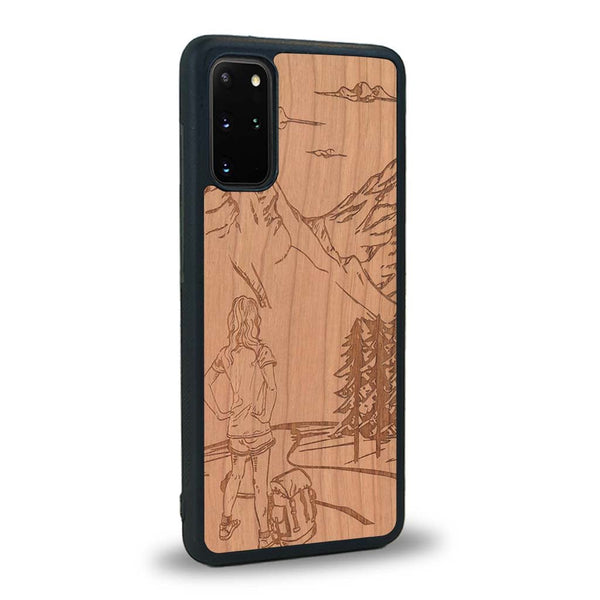 Coque Samsung S20+ - L'Exploratrice - Coque en bois